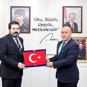 İL MÜDÜRÜMÜZ MEHMETŞAFİ ERİM, BELEDİYE BAŞKANI SAVCI SAYAN’I ZİYARET ETTİ - fotoğraf 3