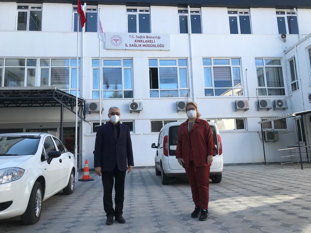 Aile, Çalışma ve Sosyal Hizmetler İl Müdürü Faruk UYSAL, İl Sağlık Müdürü Dr. Çiğdem CERİT’i makamında ziyaret etti.