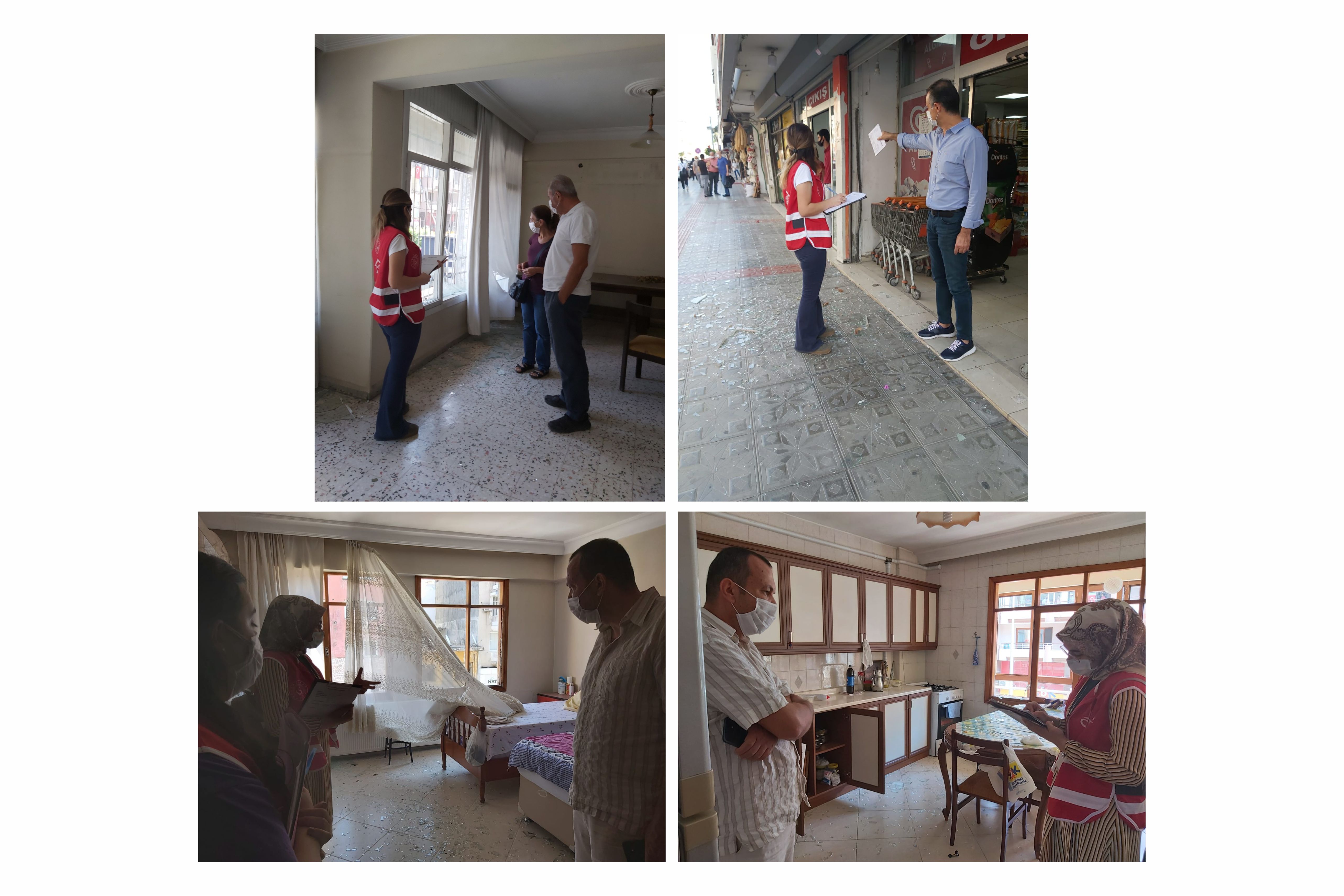 İskenderun İlçemizde Patlamadan Etkilenen Vatandaşlara Psikolojik Destek Verilmeye Başlandı.