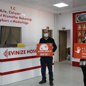 Bayburt "Kadın'a Şiddete Hayır" Diyor - fotoğraf 13