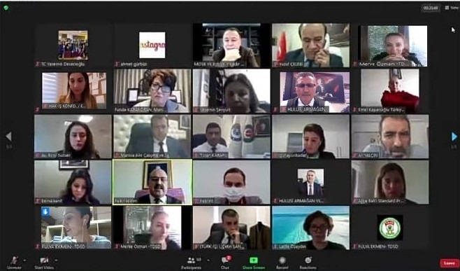 Beceri Odağında Korumalı İşyerlerinin Değerlendirilmesi Çalıştayı-1 Online Toplantısı Yapıldı