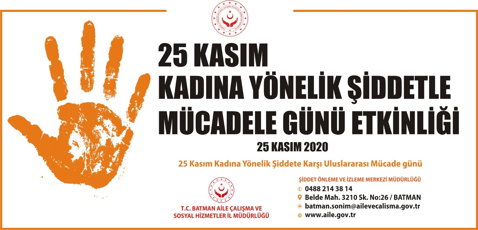 25 Kasım Kadına Yönelik Şiddet ile Mücadele Günü Etkinliği - fotoğraf 1