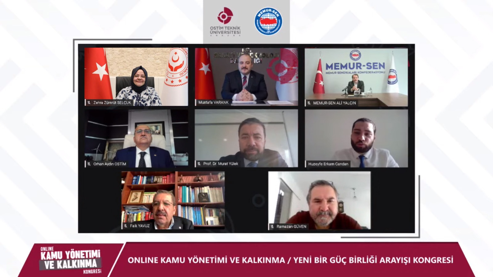 Bakan Selçuk, Kamu Yönetimi ve Kalkınma/Yeni Bir Güç Birliği Arayışı Kongresine Katıldı