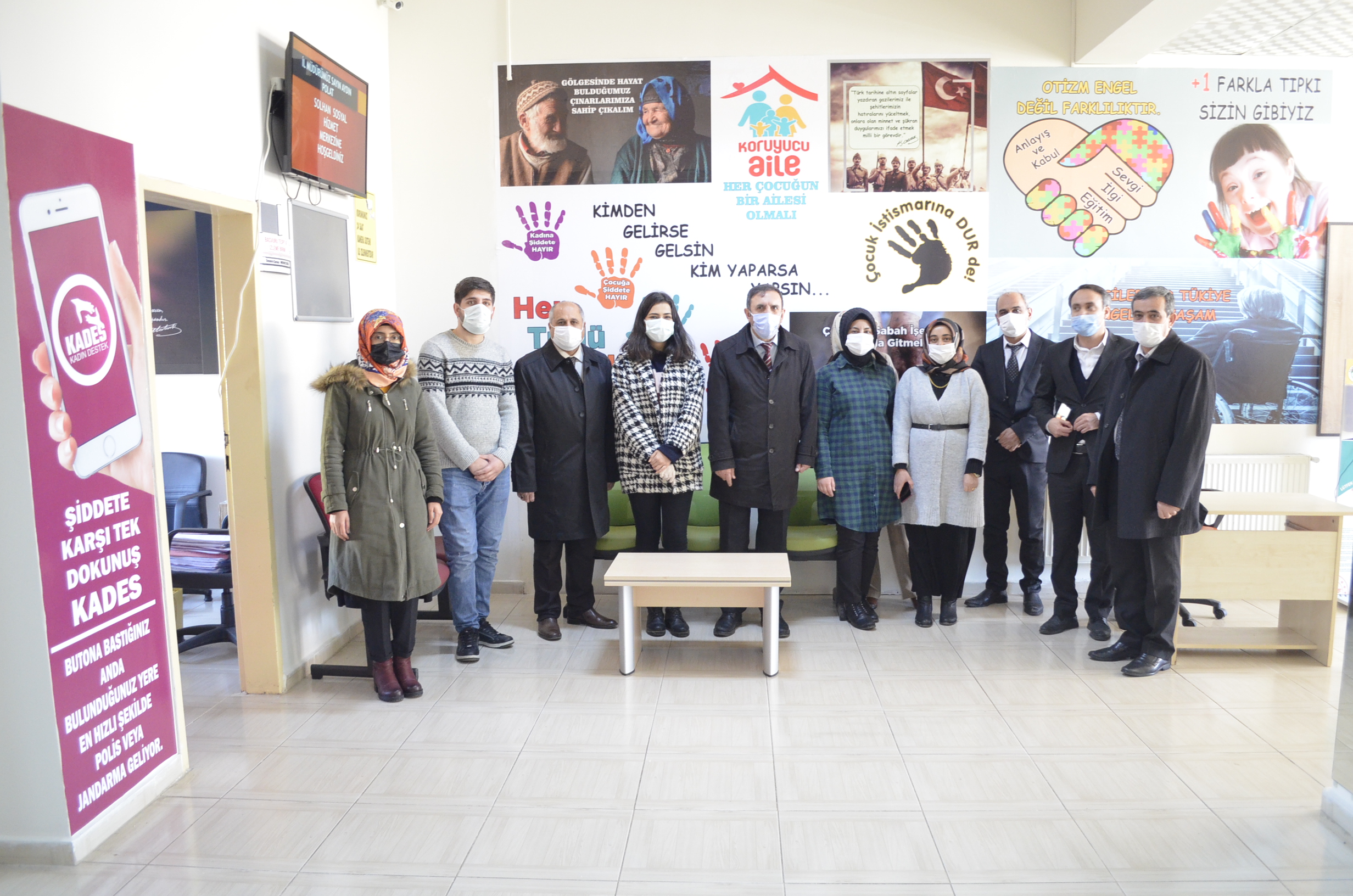 Solhan Sosyal Hizmet Merkezine Ziyaret