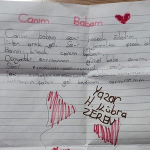 Küçük Kübra’dan Huzurevinde Çalışan Babasına Mektup - fotoğraf 2