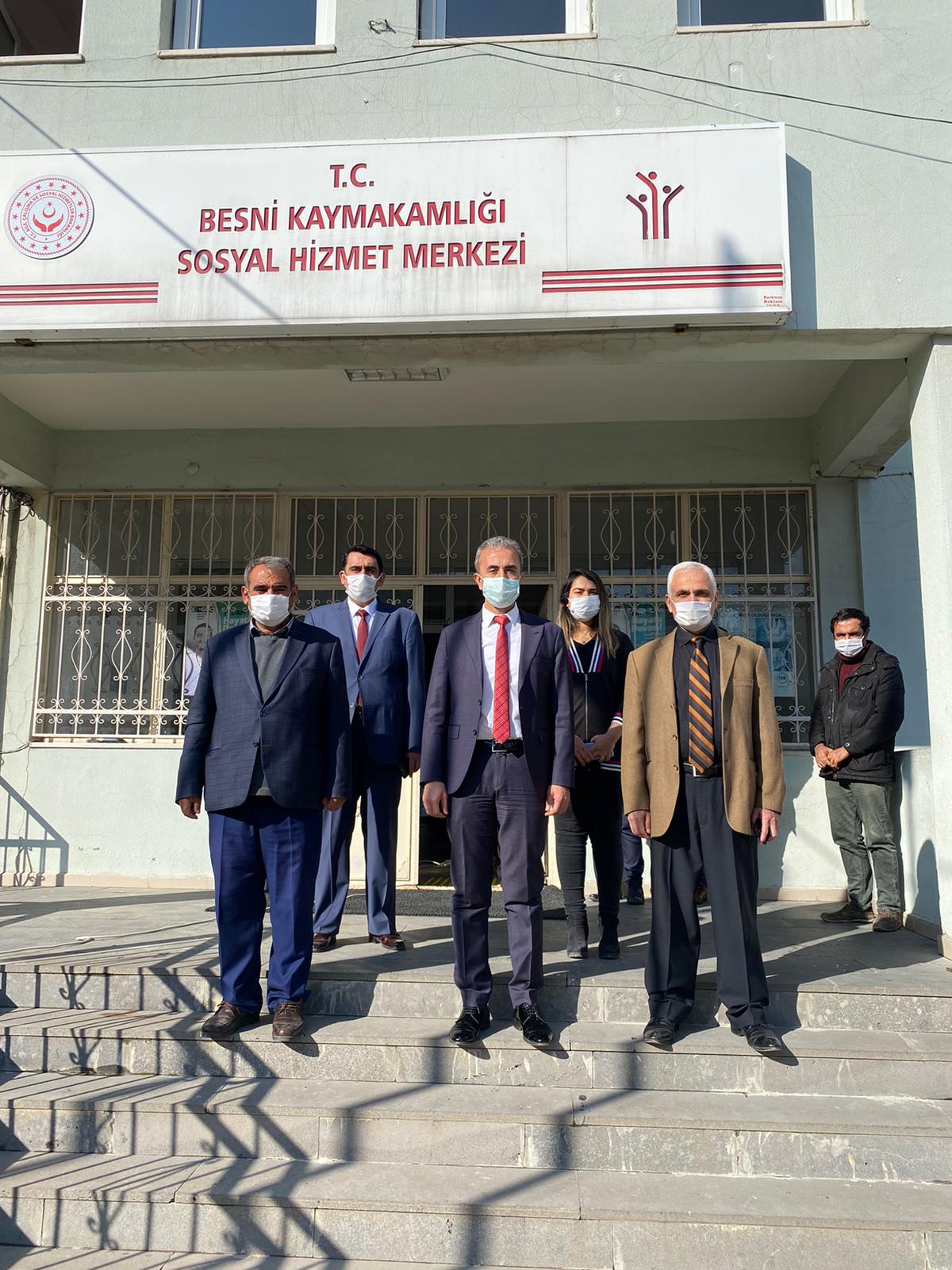 İl Müdürümüz Besni Sosyal Hizmet Merkezimize Ziyaret Gerçekleştirdi