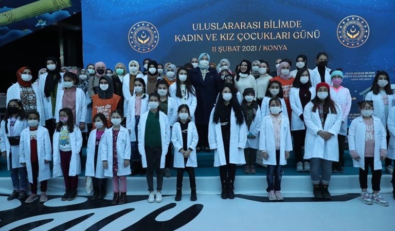 Minister SELÇUK attended to the Program on “International Day of Women and Girls in Science’’ in Konya.