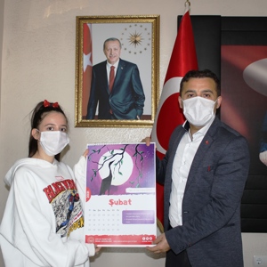 Bakanlığımızın Hazırladığı Dijital Takvimde, Şubat Ayını Çocuğumuzun Resmi Renklendirdi - fotoğraf 1