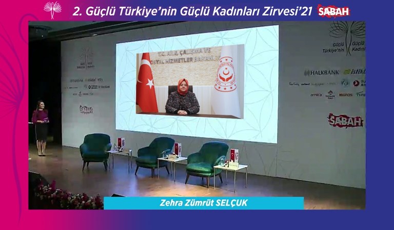 Emine Erdoğan ve Bakan Selçuk, “Güçlü Türkiye'nin Güçlü Kadınları” Zirvesi'ne Video Konferansla Katıldı