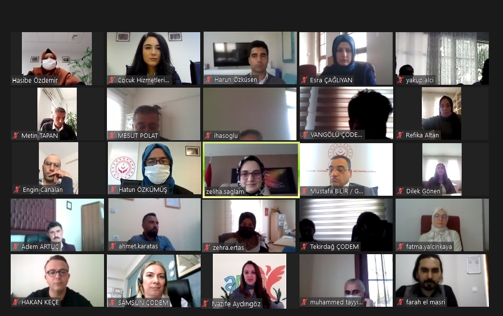 Refakatsiz Çocuklarla Çalışan Meslek Elemanlarımıza Eğitim Verdik