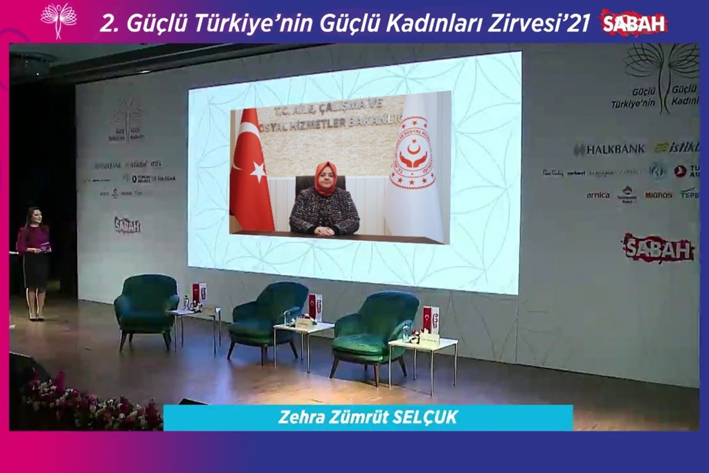 Emine Erdoğan ve Bakan Selçuk, “Güçlü Türkiye'nin Güçlü Kadınları” Zirvesi'ne Video Konferansla Katıldı