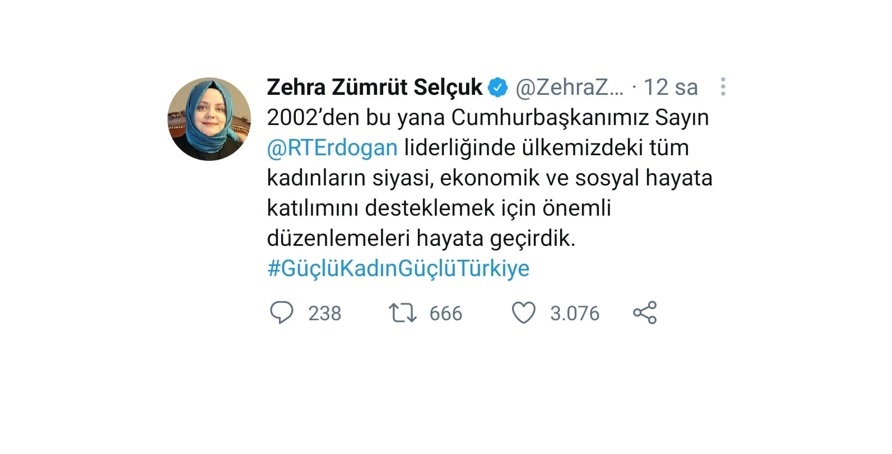 Bakan Selçuk:"Kadın Haklarının Teminatı, Anayasamız Başta Olmak Üzere, İç Mevzuatımızdaki Mevcut Düzenlemelerdir"