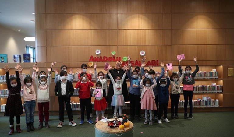 Minister Selçuk Read Books to Children Under State Protection at the Nation’s Library