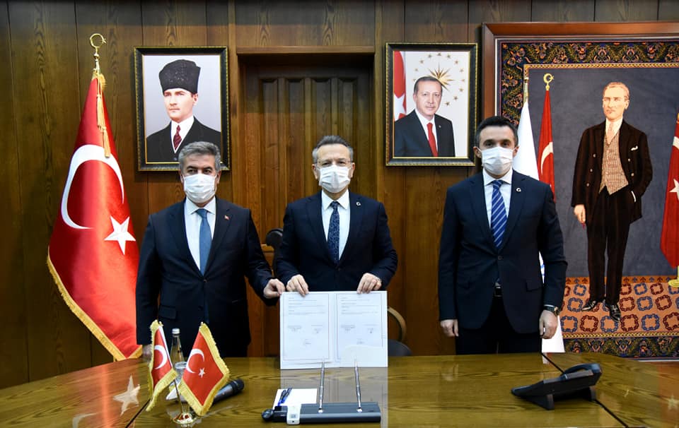 Buharkent İlçemizde Yapılması Planlanan Huzurevinin Yapım Protokolü İmza Töreni Yapıldı