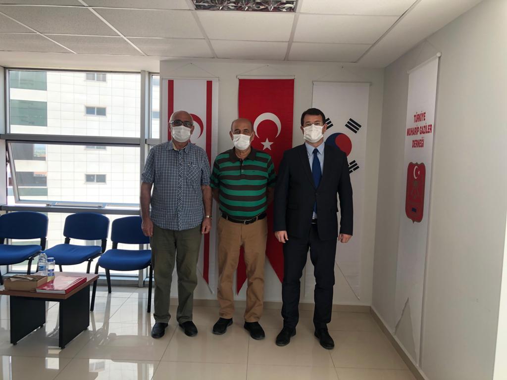 İl Müdürümüz Mustafa Feridun GÜLGEÇ Muharip Gaziler Derneği’ni Ziyaret Etti