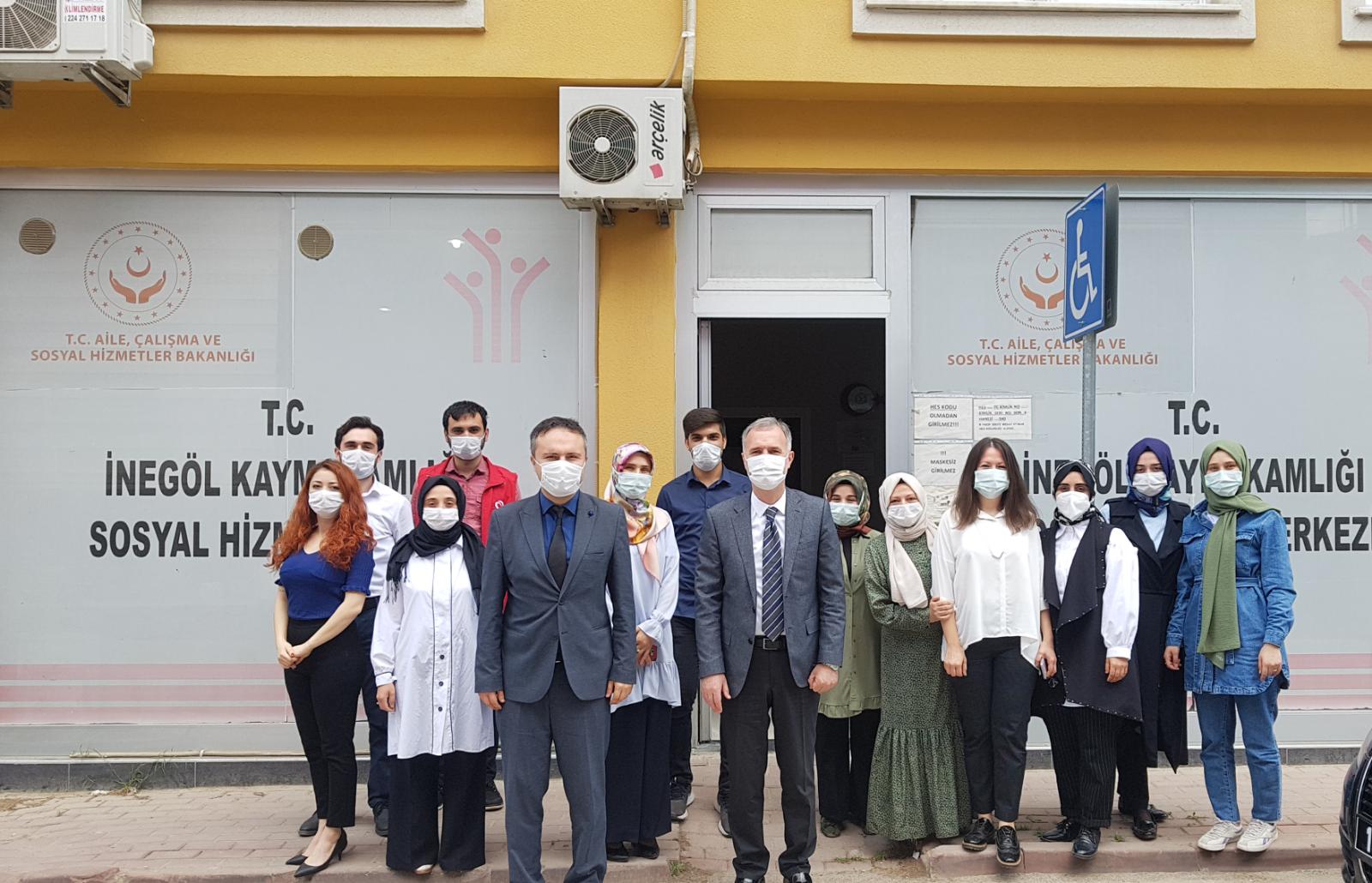 İnegöl İlçemizde Aile Haftası Kapsamında Ziyaretler Gerçekleştirildi