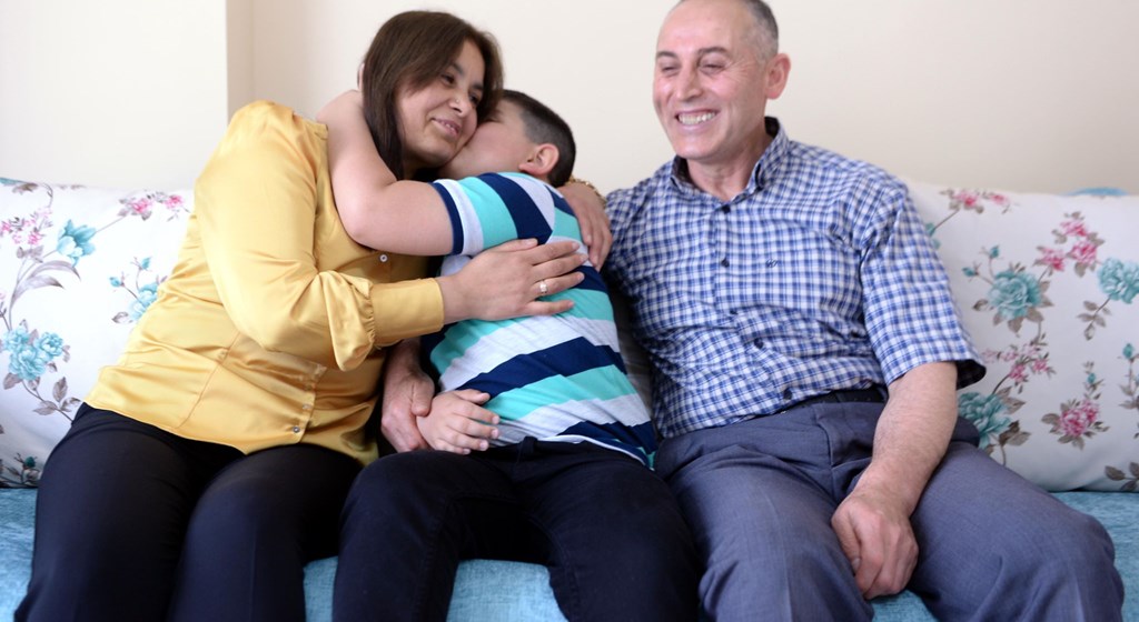 Küçük Ünsal’ın hayali koruyucu aileyle gerçekleşti