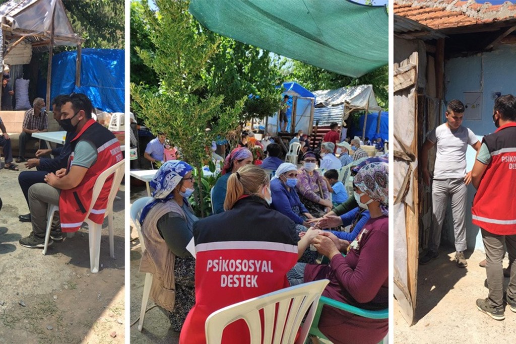 Bakanımız Yanık, Marmaris'te yangın söndürme ekiplerine su taşırken hayatını kaybeden Akdemir'in ailesine başsağlığı diledi