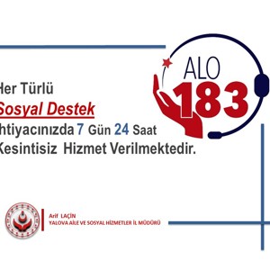 Alo 183 Destek Hattı İle Bizlere 7/24 Ulaşabilirsiniz - fotoğraf 1
