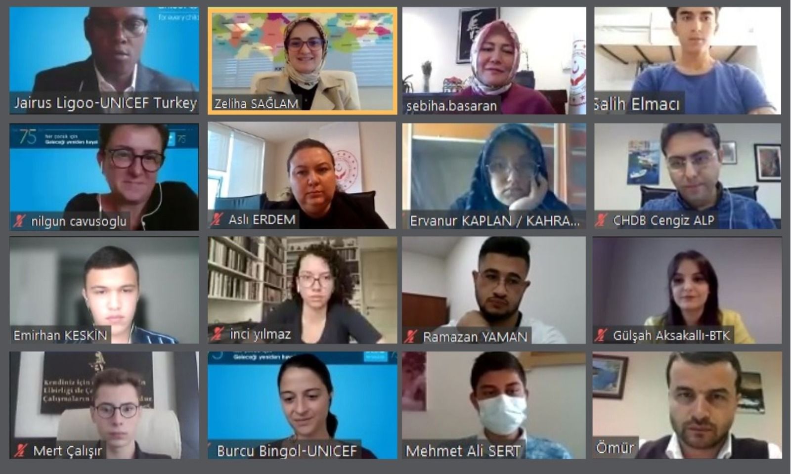 Çocuk Hakları Danışma Kurulu 2. Toplantısı Çevrimiçi Olarak Yapıldı 