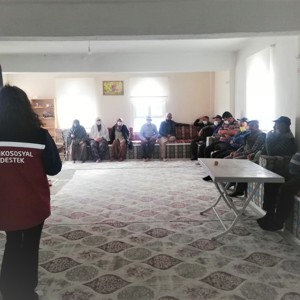 Psikoeğitim Çalışması ve Depremden Etkilenen Vatandaşlarımıza Travma Sonrası Stres Tepkilerine Yönelik Bilgilendirme Yapıldı - fotoğraf 1