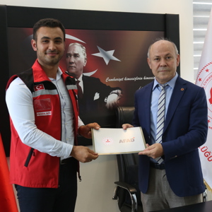 Psikososyal Destek Ekibimize Teşekkür Belgesi Verildi - fotoğraf 2