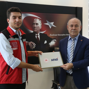 Psikososyal Destek Ekibimize Teşekkür Belgesi Verildi - fotoğraf 4