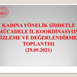 Kadına Yönelik Şiddetle Mücadele İl Koordinasyon, İzleme ve Değerlendirme Komisyonu Toplantısı Vali Fuat Gürel’in başkanlığında, İl Müdürlüğümüz ve kurul üyelerinin katılımıyla yapıldı. - fotoğraf 1