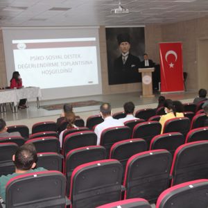 PSİKO-SOSYAL DESTEK ÇÖZÜM ORTAKLARI İLE DEĞERLENDİRME TOPLANTISI GERÇEKLEŞTİRİLDİ   - fotoğraf 1