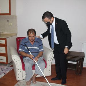 İl Müdürümüz Osman Toprakçı 15 Ekim Beyaz Baston Görme Engelliler ve Güvenlik Günü kapsamında hizmet modellerimizden faydalanan vatandaşlarımızı ziyaret etti. - fotoğraf 4