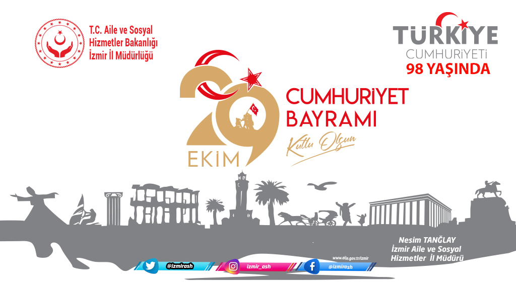 İl Müdürümüz Sayın Nesim TANĞLAY’ın 29 Ekim Cumhuriyet Bayramı Mesajı