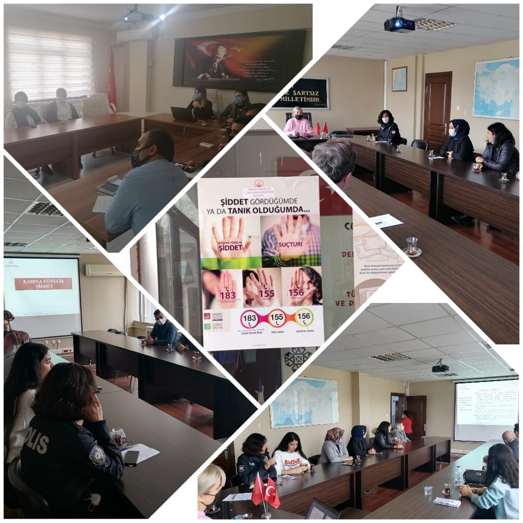 Kadına Yönelik Şiddetle Mücadele IV. Ulusal Eylem Planı Dahilinde Hizmetlerimiz Devam Ediyor.