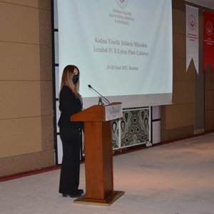 4. Ulusal Eylem Planı çerçevesinde  “Şiddete Sıfır Tolerans İlkesi” ile 2022-2025 yıllarını kapsayan “Kadına Yönelik Şiddetle Mücadele İstanbul İl Eylem Planı” Çalıştayı gerçekleştirildi. - fotoğraf 3