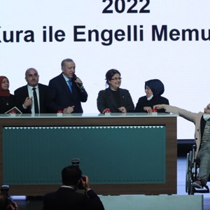 Cumhurbaşkanı Erdoğan  ve Aile ve Sosyal Hizmetler Bakanı Derya Yanık'ın Katılımıyla "Engellilerin Kamu Kurumlarına Yerleştirilmesi" Töreni Düzenlendi - fotoğraf 4