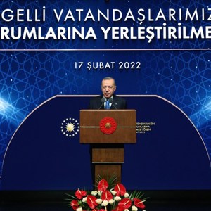 Cumhurbaşkanı Erdoğan  ve Aile ve Sosyal Hizmetler Bakanı Derya Yanık'ın Katılımıyla "Engellilerin Kamu Kurumlarına Yerleştirilmesi" Töreni Düzenlendi - fotoğraf 5
