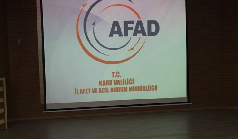 Kars İl AFAD Müdürlüğü Tarfından Acil Durum Eğitimi Verildi.