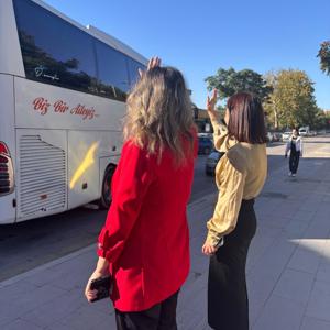 Çanakkale, Bursa ve Eskişehir gezi programına katılacak kıymetli şehit annelerimiz, İl Müdür Yardımcımız Sayın Anıl KELEŞ ve Şube Müdürümüz Sayın Hasret ÖZ tarafından yolcu edildi. - fotoğraf 2