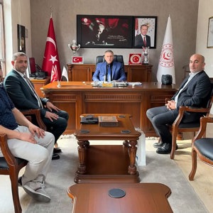 Türkiye Sağlık ve Sosyal Hizmet İşçileri Sendikasından İl Müdürümüz Sayın Sami ÇİFT'e Ziyaret - fotoğraf 1