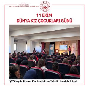 11 Ekim Dünya Kız Çocukları Günü Kapsamında Farkındalık Etkinliği Düzenlendi. - fotoğraf 6