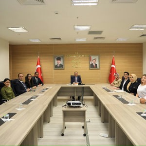 Yeraltından Geleceğe Çocukların İklim Yolculuğu Etkinliği Öncesi Valilik Ziyareti - fotoğraf 1