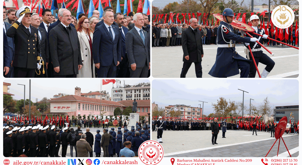 🇹🇷 29 Ekim Cumhuriyet Bayramı Çelenk Sunma Töreni