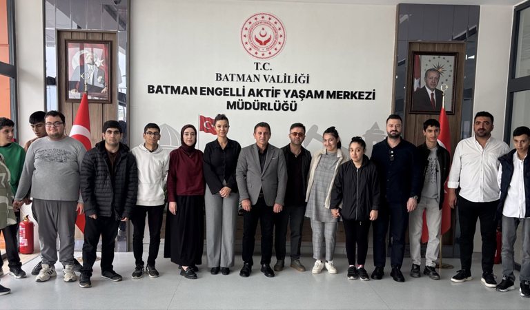 Batman Özel Eğitim Meslek Okulu’ndan Engelli Aktif Yaşam Merkezimize Ziyaret