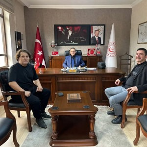 Yılmaz Yıldız ve Ergin Akgün, İl Müdürümüz Sayın Sami ÇİFT'i makamında ziyaret etti. - fotoğraf 1