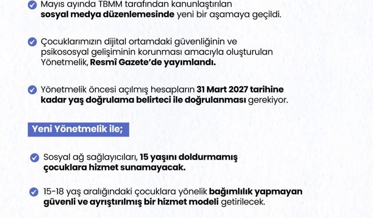 Çocuklarımız İçin Güvenli Dijital Alanlar Oluşturuluyor