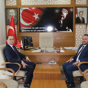 Kurtalan Kaymakamı Sayın Salih Başara’dan İl Müdürümüze Ziyaret - fotoğraf 1