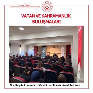 Öğrencilerle “Vatan ve Kahramanlık” Söyleşisi Gerçekleştirildi. - fotoğraf 1