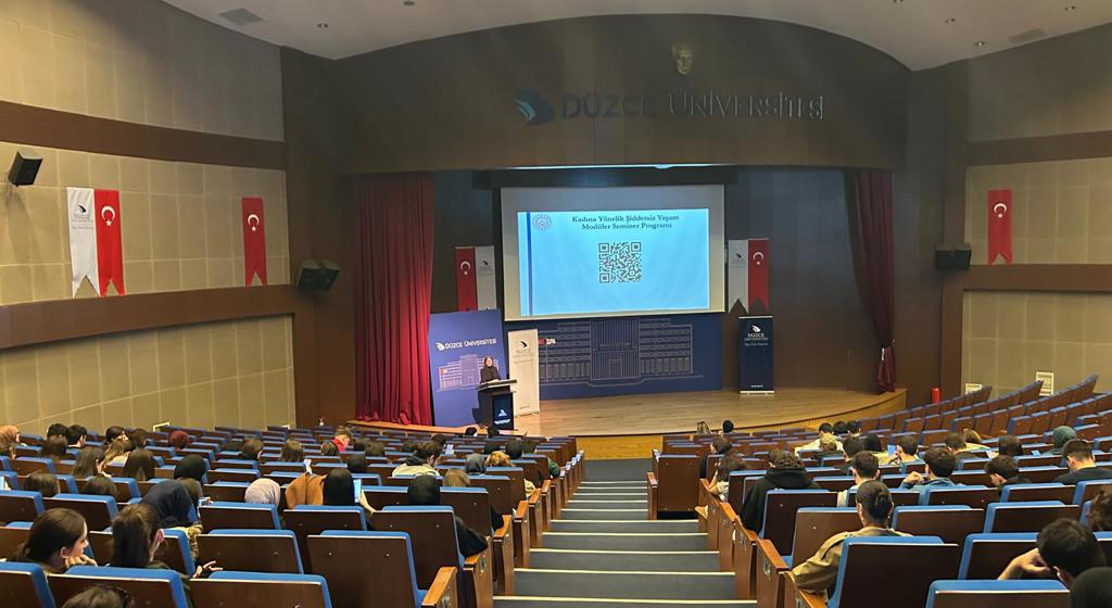 Düzce Üniversitesi Öğrencilerine “Saygılı Yaşam ve Güvenli İlişkiler” Eğitimi Verildi.