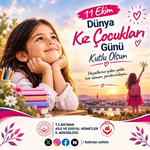 11 Ekim Dünya Kız Çocukları Günü Kutlu Olsun! - fotoğraf 1