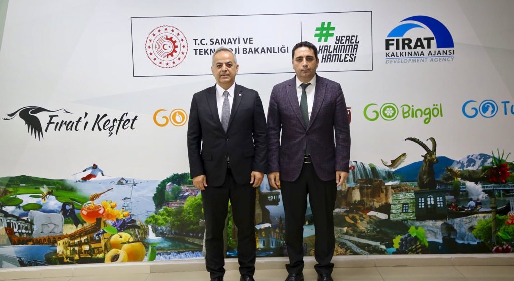 İl Müdürümüz Sayın Ömer Faruk Ergün Fırat Kalkınma Ajansı Genel Sekreteri Sayın Mehmet Şirin BUDANCAMANAK' ı ziyaret etti.