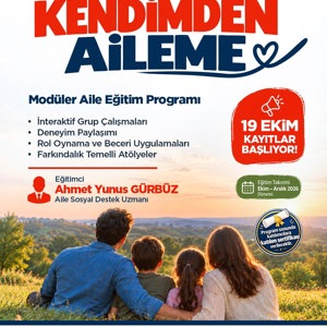 Kendimden Aileme: Modüler Aile Eğitim Programı Başlıyor! - fotoğraf 1